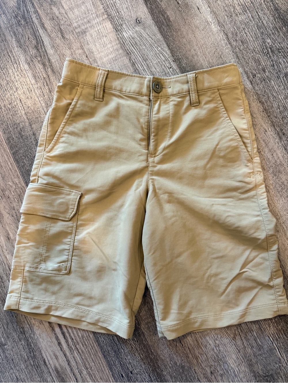 Youth Under Armour Tan Cargo Shorts